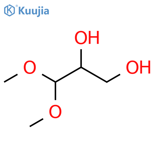 3,3-Dimethoxypropane-1,2-diol structure