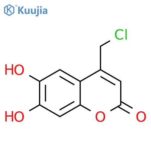 4-(chloromethyl)-6,7-dihydroxy-2H-chromen-2-one structure