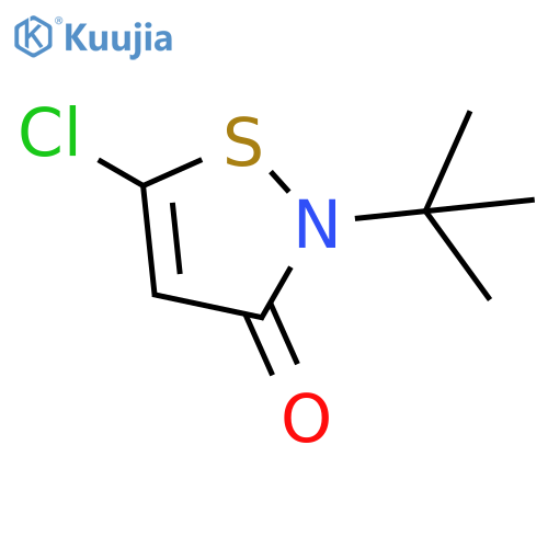 2-(tert-Butyl)-5-chloroisothiazol-3(2H)-one 1,1-Dioxide structure