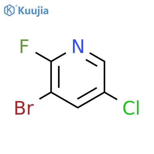 2-FLUORO-3-BROMO-5-CHLOROPYRIDINE structure