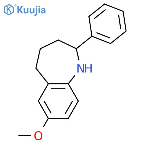 1H-1-BENZAZEPINE, 2,3,4,5-TETRAHYDRO-7-METHOXY-2-PHENYL- structure