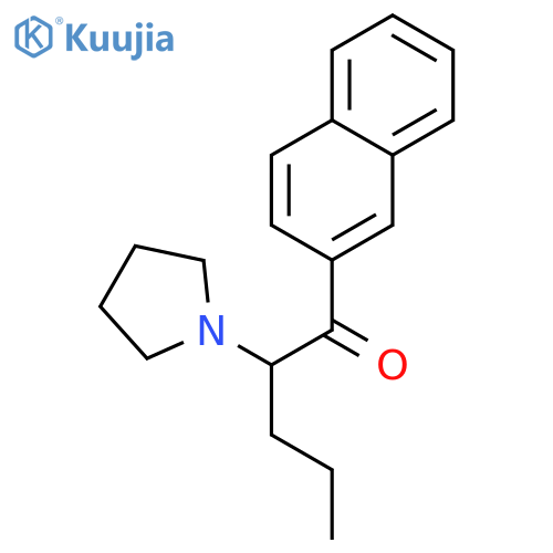 1-(naphthalen-2-yl)-2-(pyrrolidin-1-yl)pentan-1-one structure