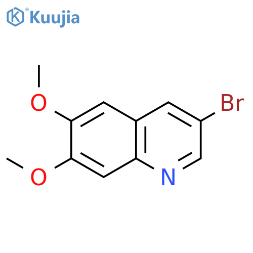 3-Bromo-6,7-dimethoxyquinoline structure