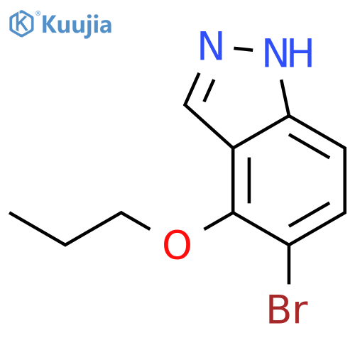 5-BROMO-4-PROPOXY-1H-INDAZOLE structure