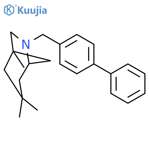 6-AZABICYCLO[3.2.1]OCTANE, 6-([1,1'-BIPHENYL]-4-YLMETHYL)-1,3,3-TRIMETHYL- structure