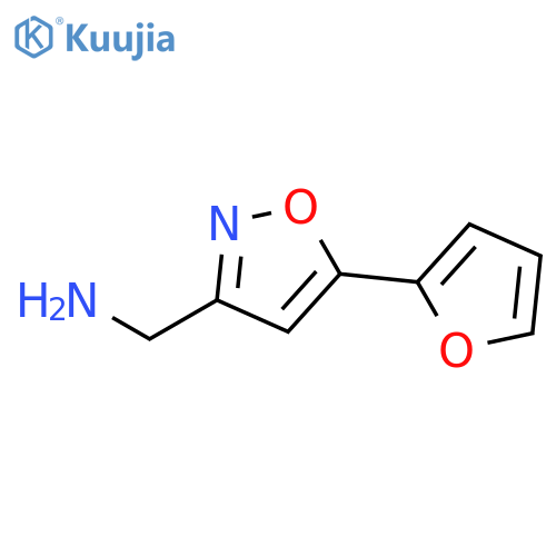 5-(2-Furyl)isoxazol-3-ylmethylamine structure