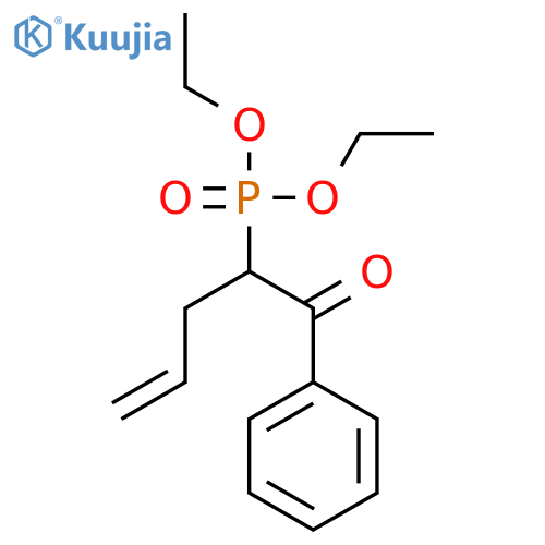 PHOSPHONIC ACID, (1-BENZOYL-3-BUTENYL)-, DIETHYL ESTER structure