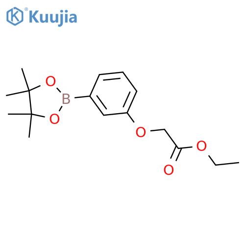 3-(2-Ethoxy-2-oxoethoxy)phenylboronic acid, pinacol ester structure