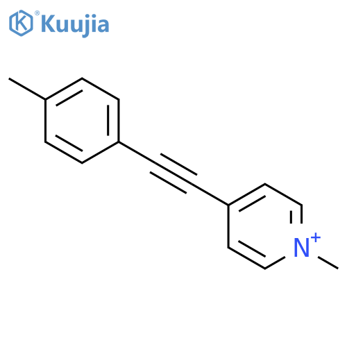 PYRIDINIUM, 1-METHYL-4-[(4-METHYLPHENYL)ETHYNYL]- structure