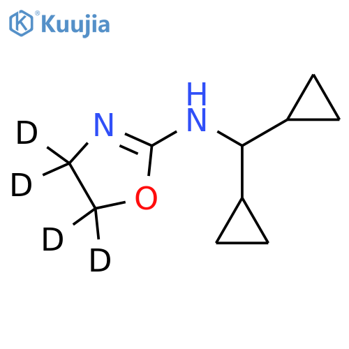 4,4,5,5-tetradeuterio-N-(dicyclopropylmethyl)-1,3-oxazol-2-amine structure