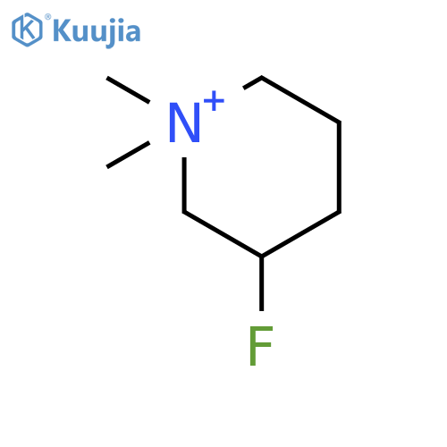 PIPERIDINIUM, 3-FLUORO-1,1-DIMETHYL- structure