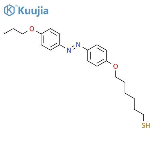 1-Hexanethiol, 6-[4-[(4-propoxyphenyl)azo]phenoxy]- structure