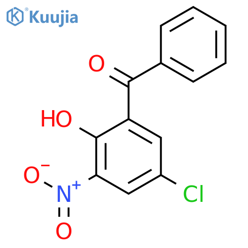 METHANONE, (5-CHLORO-2-HYDROXY-3-NITROPHENYL)PHENYL- structure