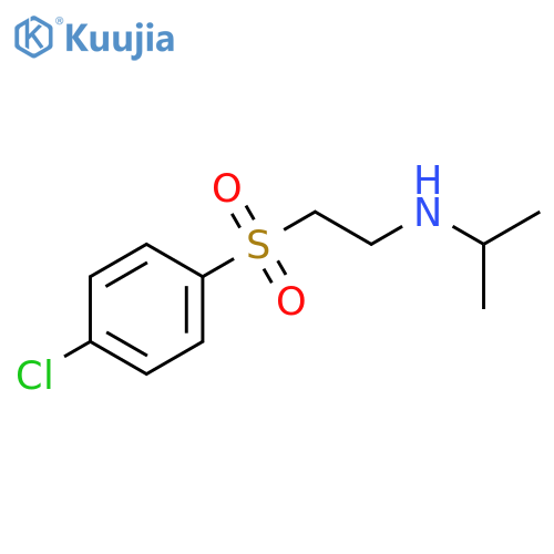 2-PROPANAMINE, N-[2-[(4-CHLOROPHENYL)SULFONYL]ETHYL]- structure