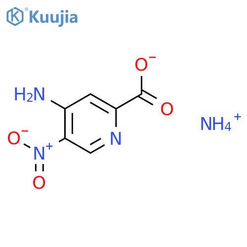 Ammonium 4-amino-5-nitropicolinate structure