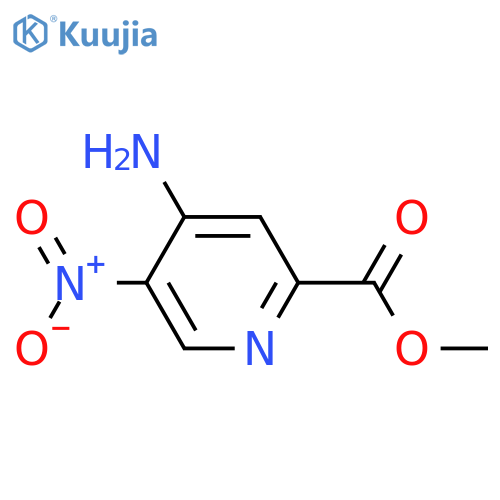 methyl 4-amino-5-nitro-pyridine-2-carboxylate structure