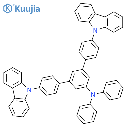 [1,1':3',1''-TERPHENYL]-5'-AMINE, 4,4''-DI-9H-CARBAZOL-9-YL-N,N-DIPHENYL- structure