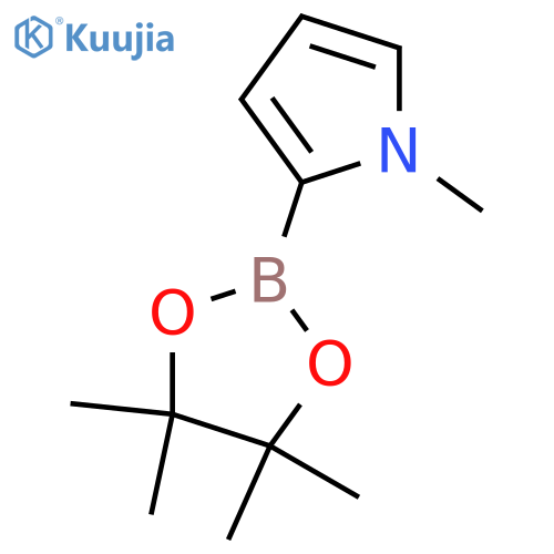 1-Methyl-2-(4,4,5,5-tetramethyl-1,3,2-dioxaborolan-2-yl)-1H-pyrrole structure