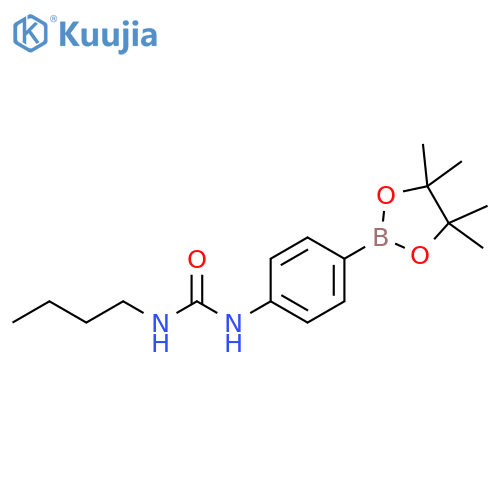 4-(3-Butylureido)phenylboronic acid, pinacol ester structure