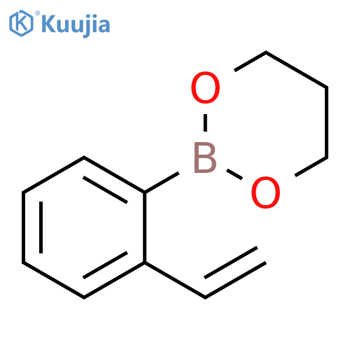 (2-Vinylphenylboronic Acid Propanediol Cyclic Ester structure