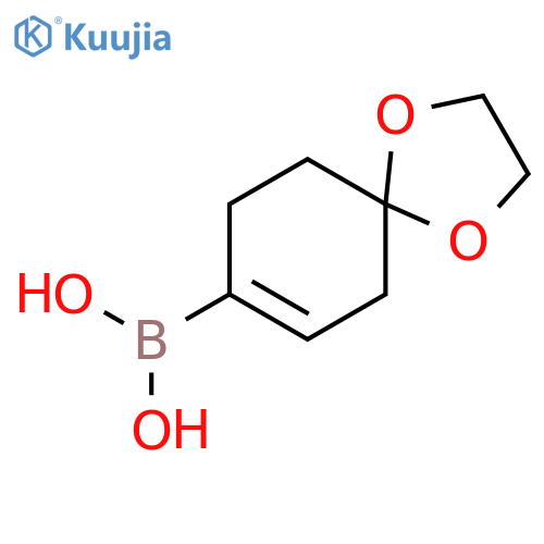 1,4-dioxaspiro[4,5]dec-7-en-8-boronic acid structure