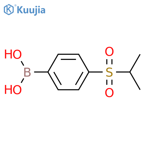 (4-isopropylsulfonylphenyl)boronic acid structure