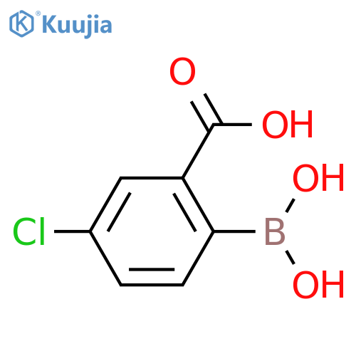 2-Borono-5-chlorobenzoic acid structure