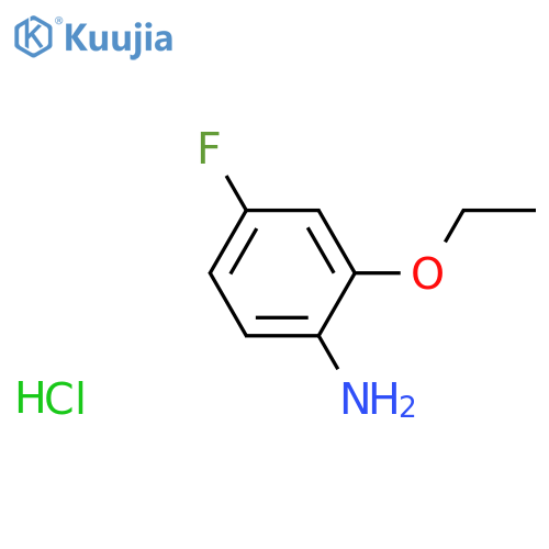 2-Ethoxy-4-fluoroaniline, hydrochloride structure