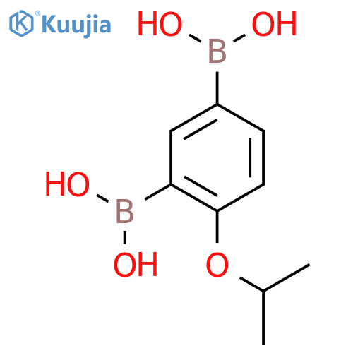 4-Isopropoxy-1,3-phenylenediboronic acid structure