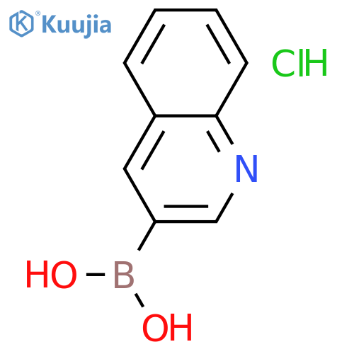 Quinoline-3-boronic Acid Hydrochloride structure
