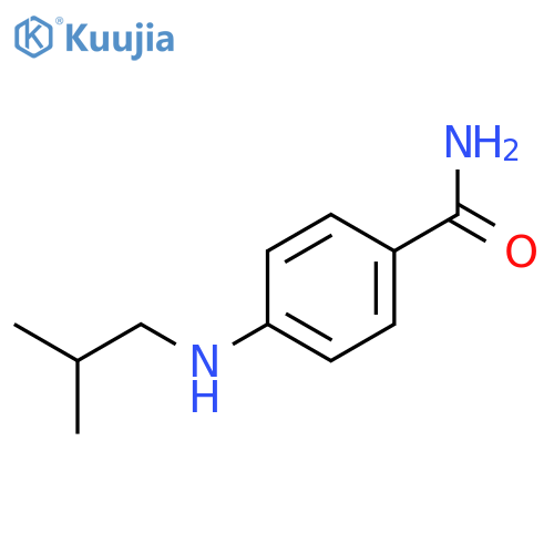 BENZAMIDE, 4-[(2-METHYLPROPYL)AMINO]- structure