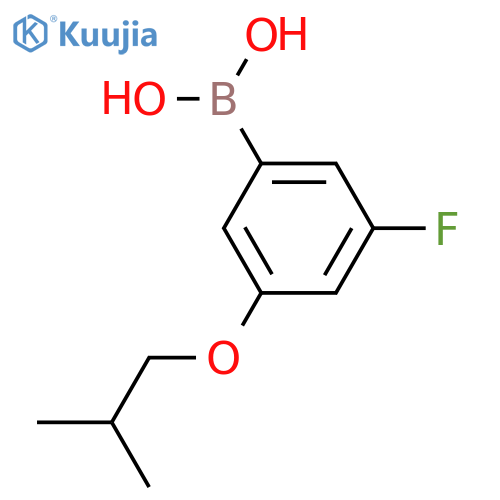 3-Fluoro-5-isobutoxyphenylboronic acid structure