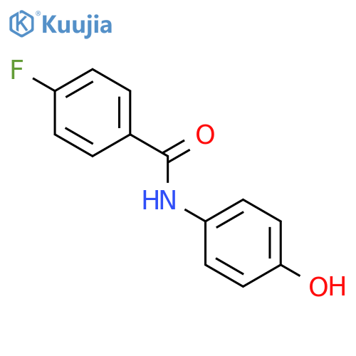 4-Fluoro-N-(4-hydroxyphenyl)benzamide structure
