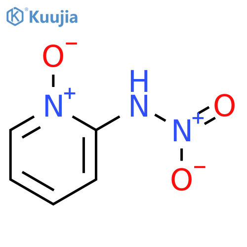 2-PYRIDINAMINE, N-NITRO-, 1-OXIDE structure