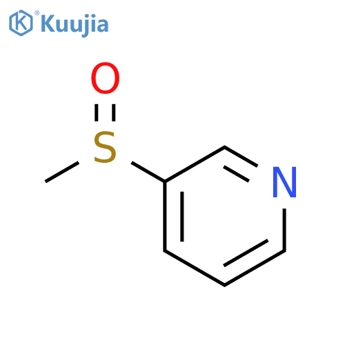 PYRIDINE, 3-(METHYLSULFINYL)- structure
