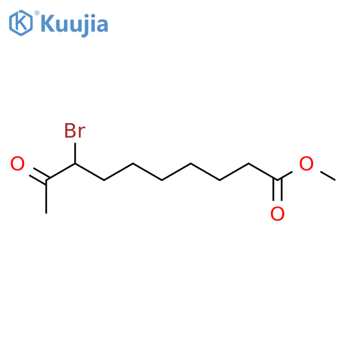 Decanoic acid, 8-bromo-9-oxo-, methyl ester structure
