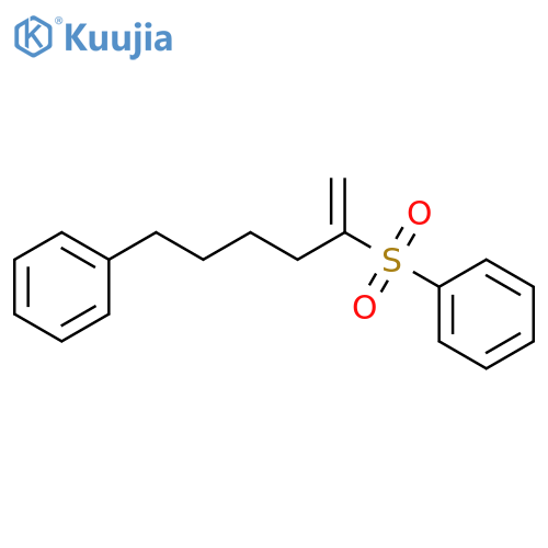 BENZENE, [(1-METHYLENE-5-PHENYLPENTYL)SULFONYL]- structure