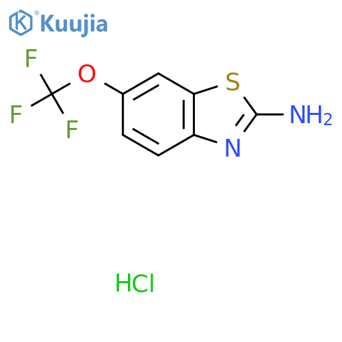 Riluzole hydrochloride structure