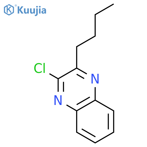 QUINOXALINE, 2-BUTYL-3-CHLORO- structure