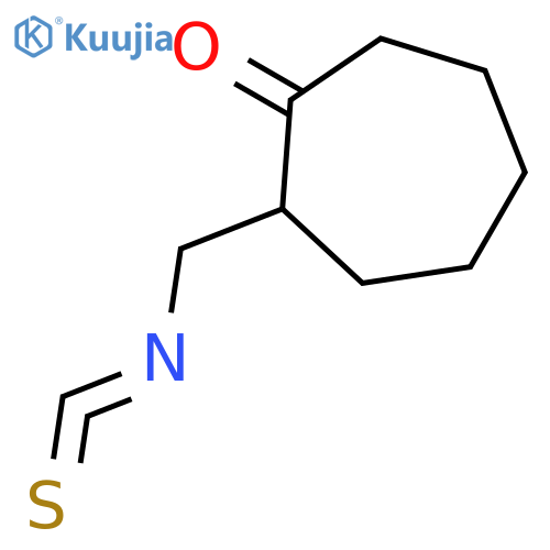 Cycloheptanone, 2-(isothiocyanatomethyl)- structure