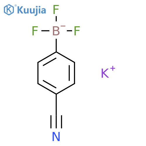 Potassium (4-Cyanophenyl)trifluoroborate structure