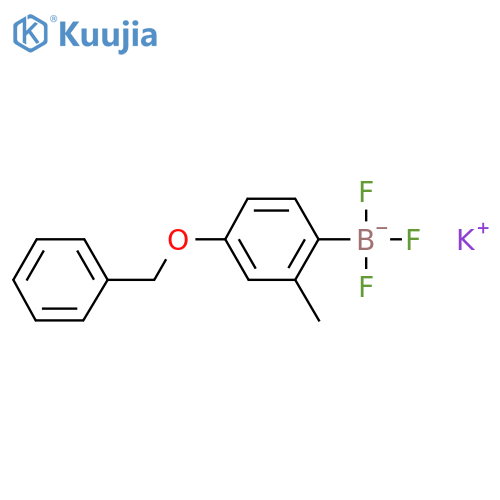 Potassium (4-Benzyloxy-2-methylphenyl)trifluoroborate structure