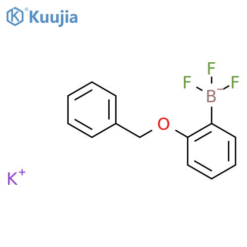 Potassium 2-(Benzyloxy)phenyl Trifluoroborate structure