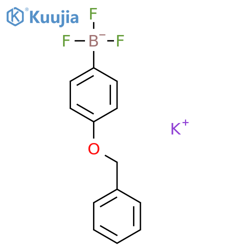 Potassium 4-(Benzyloxy)phenyltrifluoroborate structure