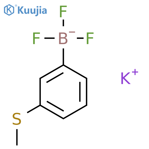 POTASSIUM (3-METHYLTHIOPHENYL)TRIFLUOROBORATE structure
