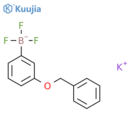 Potassium 3-(Benzyloxy)phenyl Trifluoroborate structure