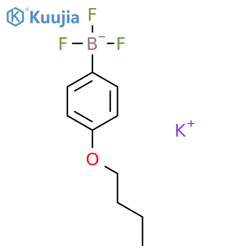 Potassium (4-Butoxyphenyl)-trifluoro-boranuide structure