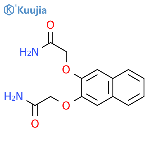 Acetamide, 2,2'-[2,3-naphthalenediylbis(oxy)]bis- structure