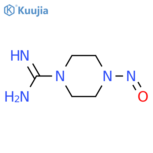 1-Piperazinecarboximidamide,4-nitroso- structure