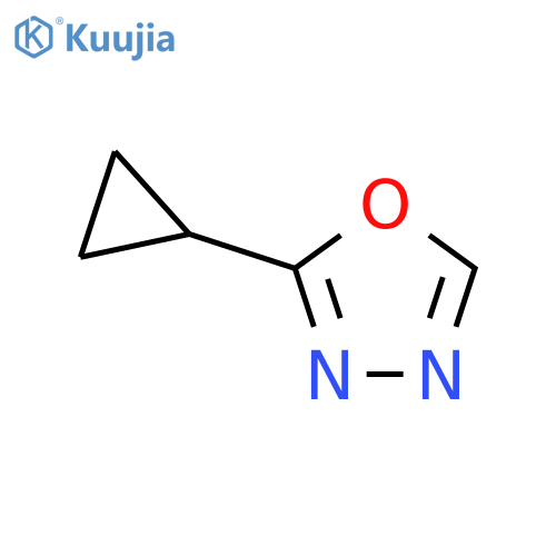 1,3,4-OXADIAZOLE, 2-CYCLOPROPYL- structure